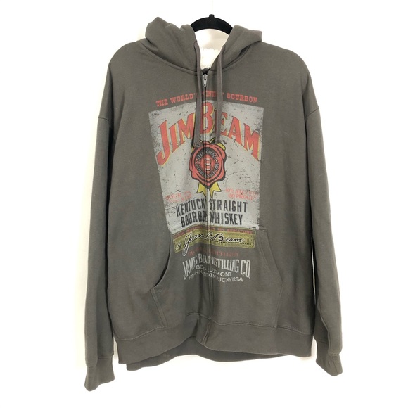 Jim Beam Other - Jim Beam XXL Zip Up Hoodie